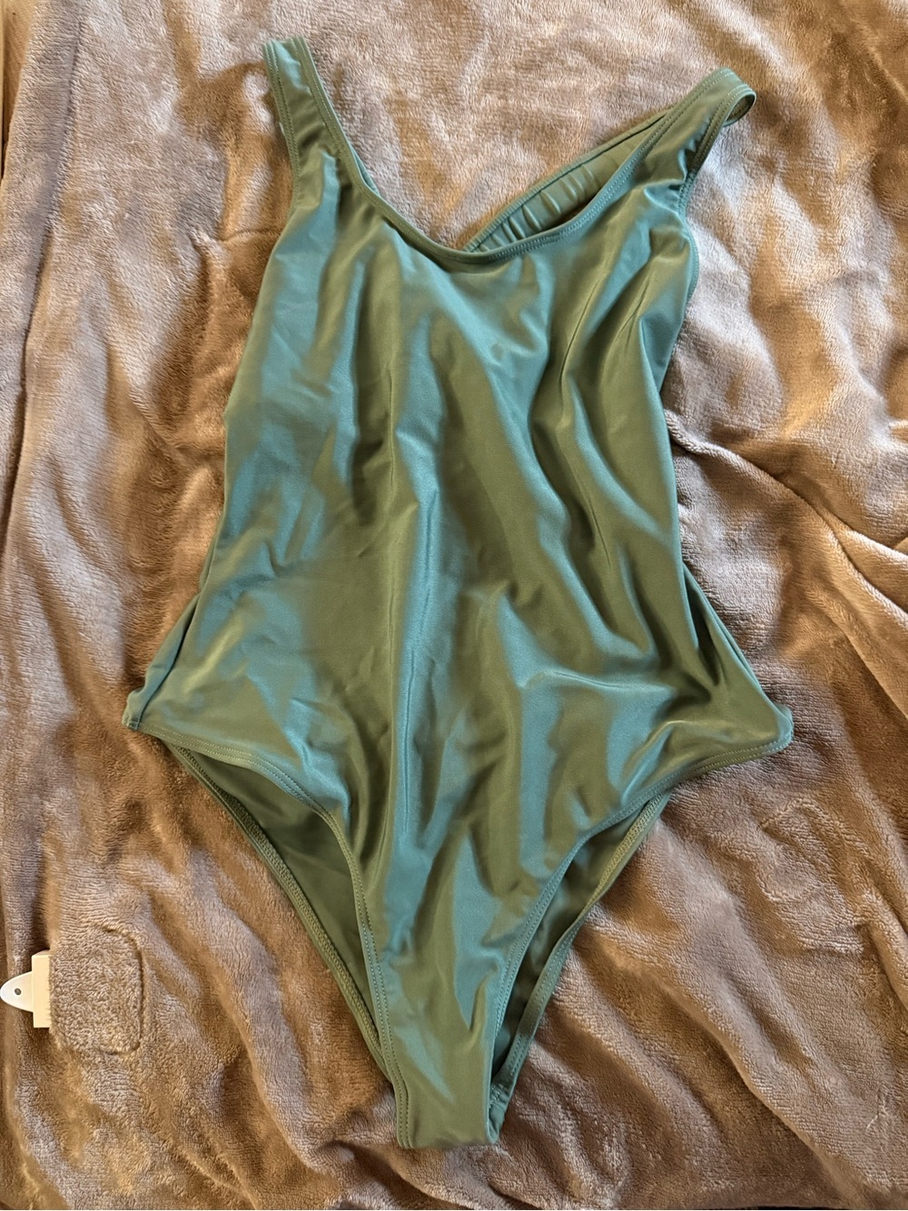 Women’s One-Piece Swimsuit in Sage Green